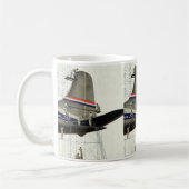 Vintage Vervo, Vliegtuig Onderhoud Koffiemok (Links)