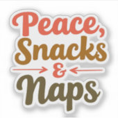 Vintage Vibe Sticker (Voorkant)