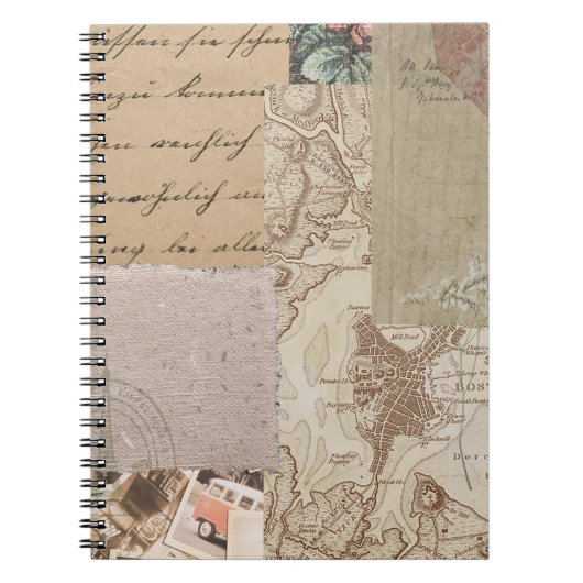 Vintage Vibe Tendance & Carnet Spiral moderne (Devant)