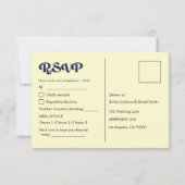 Vintage Vibes RSVP-kaart RSVP Kaartje (Achterkant)