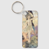 Vintage Victoriaanse vlinderfee door Robinson Sleutelhanger (Voorkant)