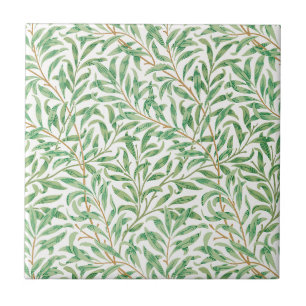 Vintage Victoriaanse Wilgentak door William Morris Tegeltje
