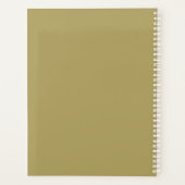 Vintage Victorian Femme Portrait Art Planner (Dos)