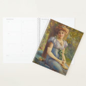 Vintage Victorian Femme Portrait Art Planner (Devant avec enveloppe)