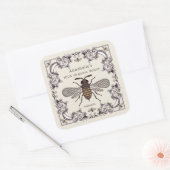 Vintage Victorian Honey Étiquette Personnaliser (Enveloppe)
