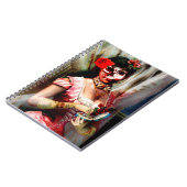 Vintage Victorian Lady Vanity Carnet crâne (Côté gauche)