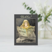 Vintage Victorian Pears Soap Advert Carte Postale (Debout devant)