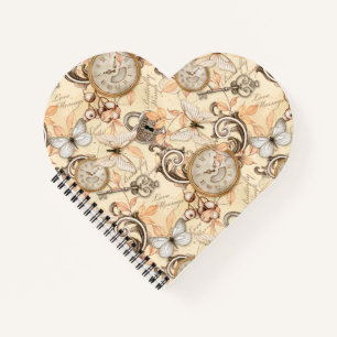 Vintage Victorian Shabby Chic Country Pattern Notitieboek