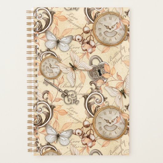 Vintage Victorian Shabby Chic Country Pattern Planner (Voorkant)