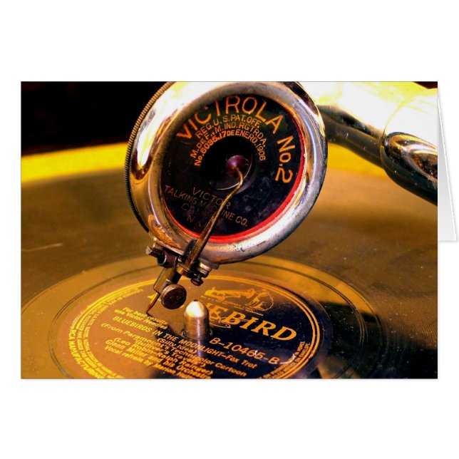 Vintage Victrola (Voorkant Horizontaal)