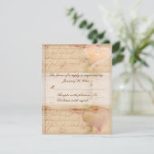 Vintage vieux mode mariage rsvp (Debout devant)