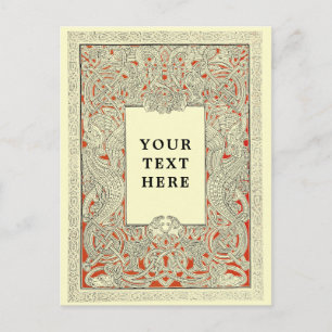 Vintage Viking Celtic Dragon Briefkaart