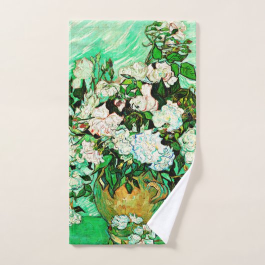 Vintage Vincent Van Gogh Roses (1890) (Serviette à main)