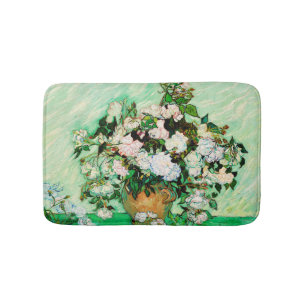 Vintage Vincent Van Gogh Rozen (1890) Badmat