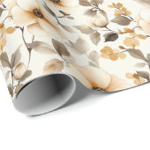 Vintage Vintage Flower Pattern Cadeaupapier (Rol Hoek)