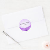 Vintage violet Rose mariage Faveur Étiquette (Enveloppe)
