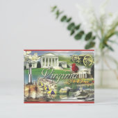 Vintage Virginia Briefkaart (Staand voorkant)