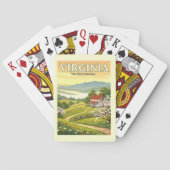 Vintage Virginia Pokerkaarten (Achterkant)