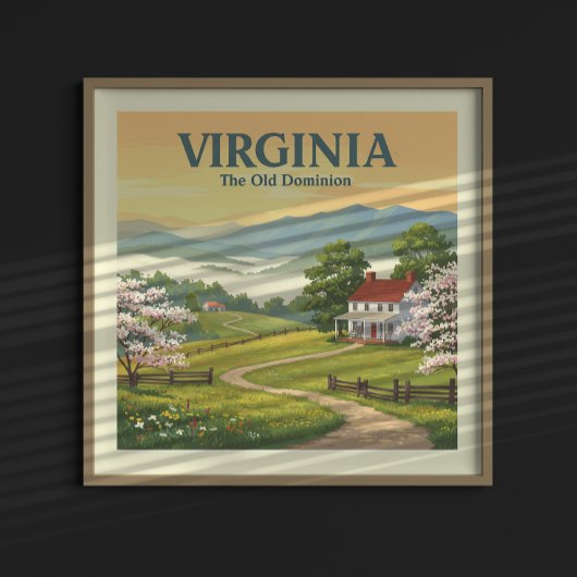 Vintage Virginia Poster