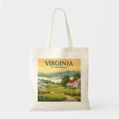 Vintage Virginia Tote Bag (Voorkant)