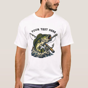 Vintage Visclub Baars Vis Retro Embleem T-shirt