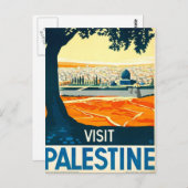 Vintage Visit Palestine Adv Briefkaart (Voorkant / Achterkant)