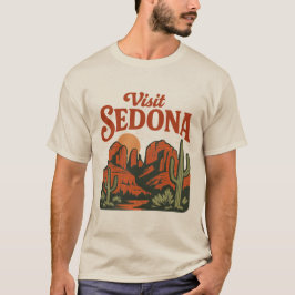 Vintage "Visit Sedona" Desert Travel T-Shirt