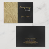 Vintage Visitekaartje (Voorkant / Achterkant)