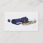 Vintage Visitekaartje Mode 1920 (Achterkant)