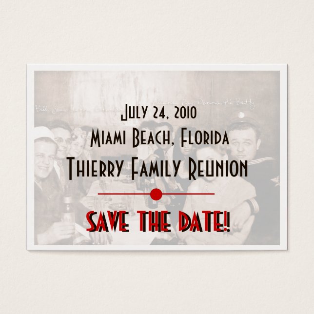 Vintage Visitekaartjes (Voorkant)