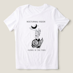 Vintage Vissen Astrologie Lijnkunst Tri-Blend Shirt