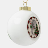 Vintage Vitrine de Noël Ornement (Gauche)