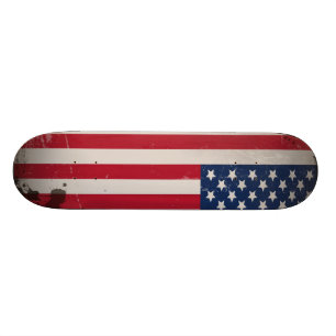 Vintage Vlag van de VS Skateboard
