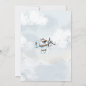 Vintage Vliegtuig Piloot Vliegwereld Verjaardagsfe Kaart (Achterkant)