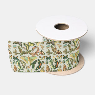 Vintage Vlinder Motief Print Lint
