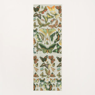 Vintage Vlinder Motief Print Yogamat