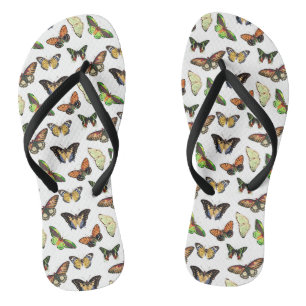 Vintage Vlinders Teenslippers