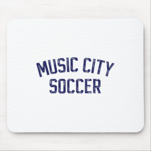 Vintage Voetbal Nashville Music City Voetbal Retro Muismat