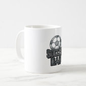 Vintage Voetbal Vader Vet Gravure Shirt Ontwerp_1 Koffiemok (Voorkant links)