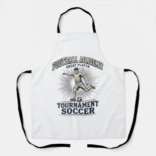 Vintage Voetbalacademie Toernooispeler Shirt (2) Schort