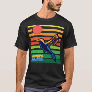 Vintage Vogelillustratie Kolibrie Kunst T-shirt