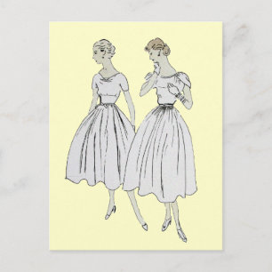 Vintage Vogue Briefkaart