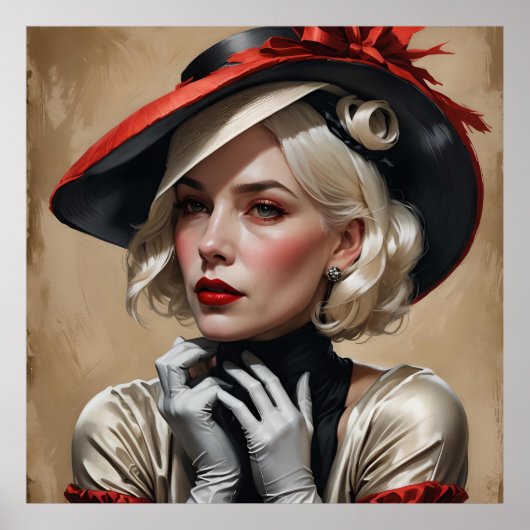 Vintage Vogue Poster (Voorkant)