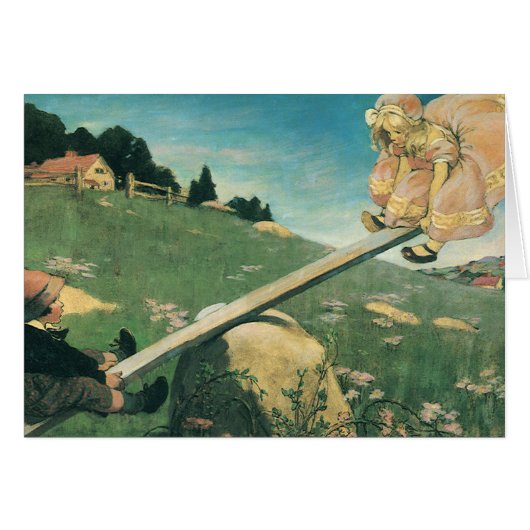 Vintage Voir Saw Margery Daw, Jessie Willcox Smith (Devant horizontal)