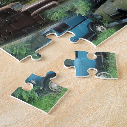 Vintage Voiture Collage Puzzle (Côté)