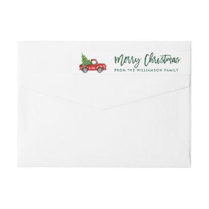 Vintage voor groene penseel met kerstboom