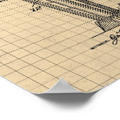 Vintage Voorwaardencontainer Poster (Hoek)