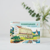 Vintage Voss Noorwegen Briefkaart (Staand voorkant)