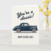 Vintage Vous êtes une carte classique (Fleur jaune)