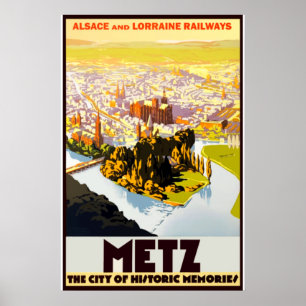 Vintage voyage - Alsace - France Poster